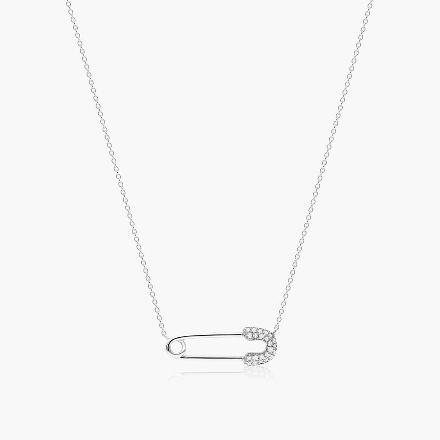 Diamond Pin Necklace - image 1