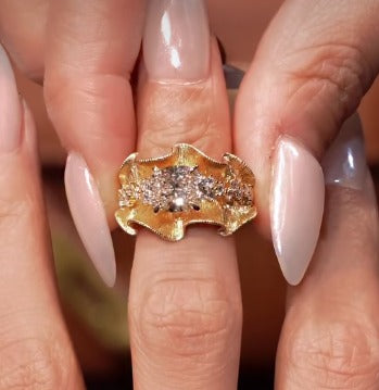 The deposit of 18k yellow gold 2.0ct D VVS2 oval cut lab grown diamond ring(Customized link) - image 1