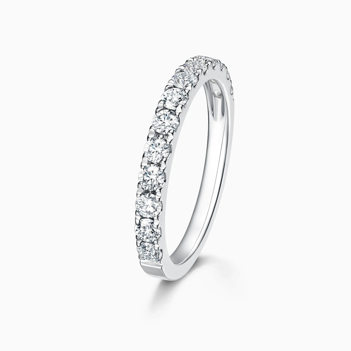13 Diamonds Pavé Anniversary Ring - image 2