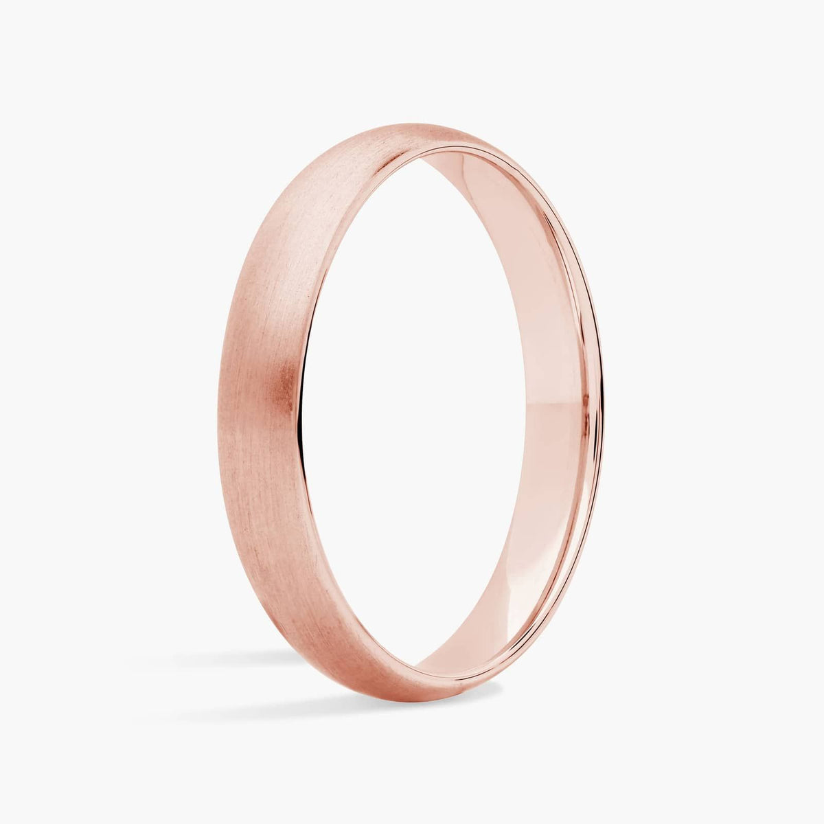 3mm Matte Classic Wedding Ring - image 8