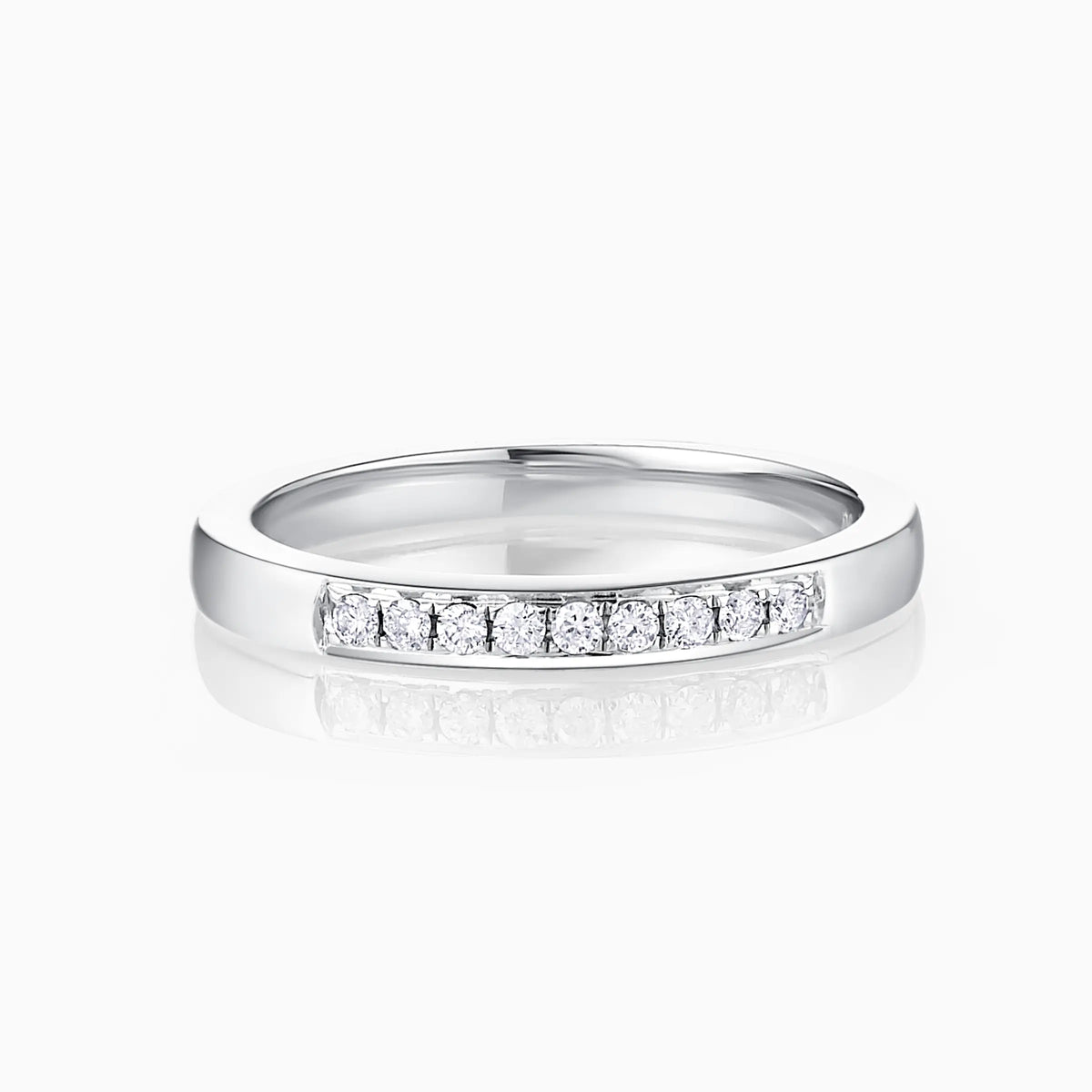 Channel Set Wedding Diamond Ring - image 1