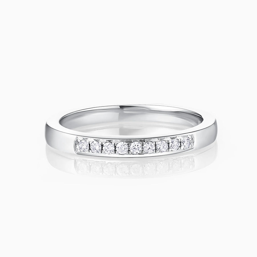 Channel Set Wedding Diamond Ring - image 1