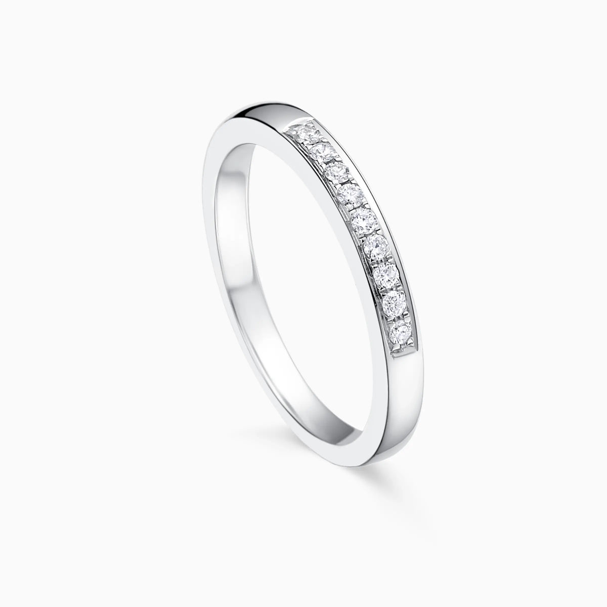 Channel Set Wedding Diamond Ring - image 3