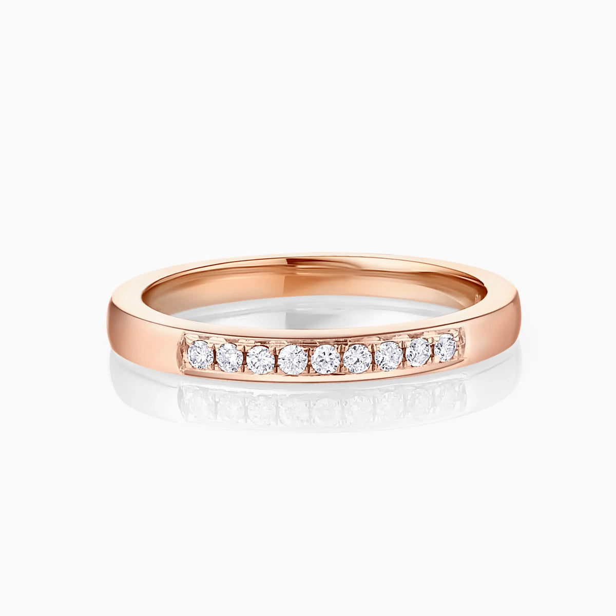 Channel Set Wedding Diamond Ring - image 5