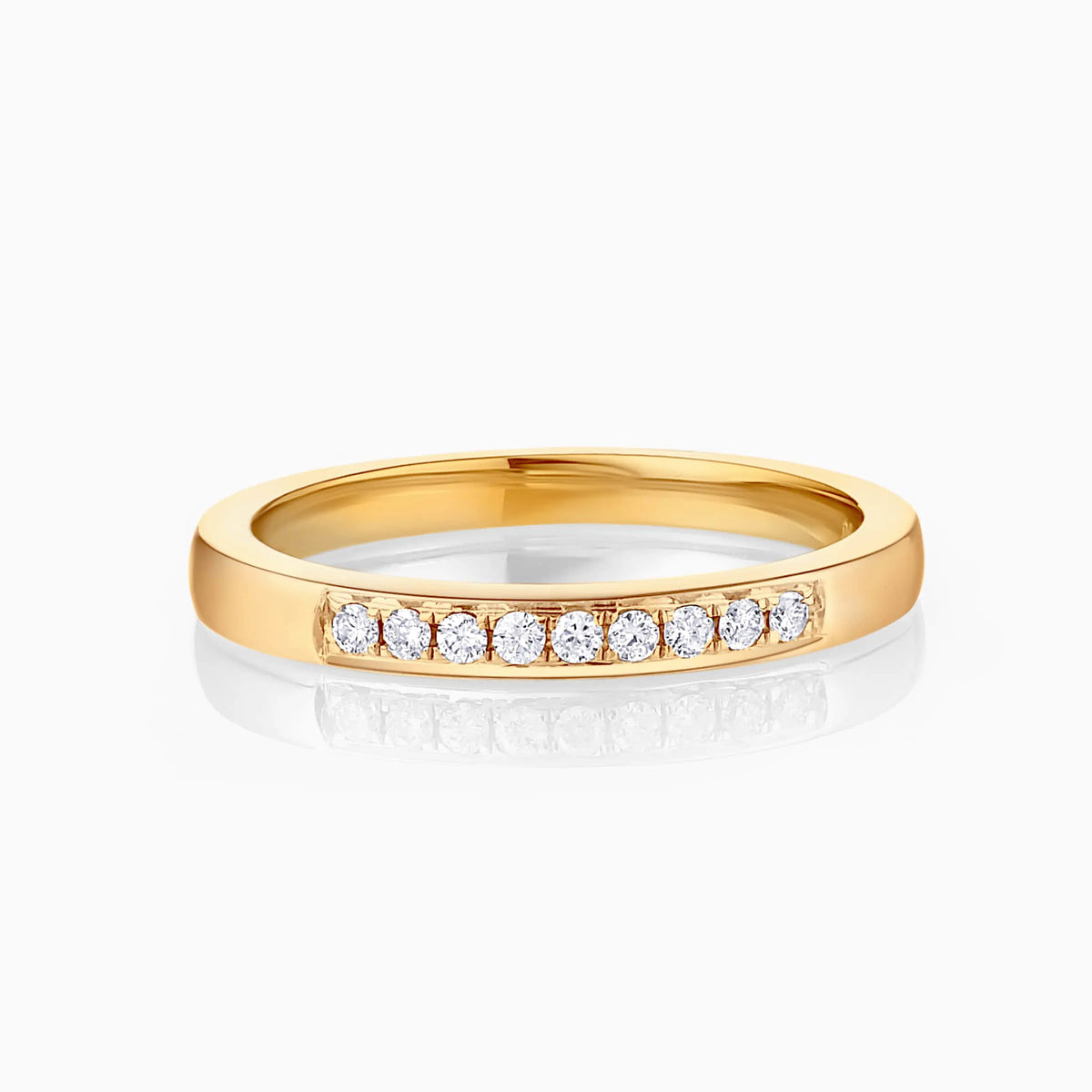 Channel Set Wedding Diamond Ring - image 6