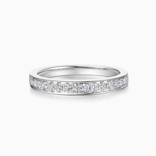 Channel Set Wedding Ring - image 1