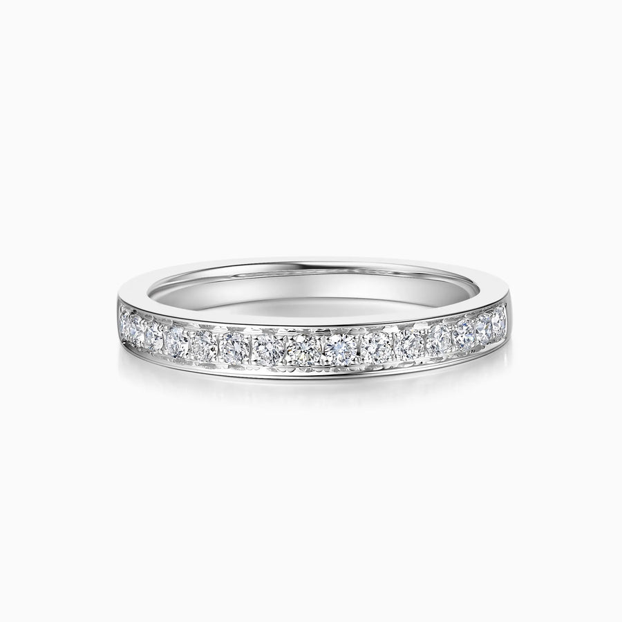 Channel Set Wedding Ring - image 1