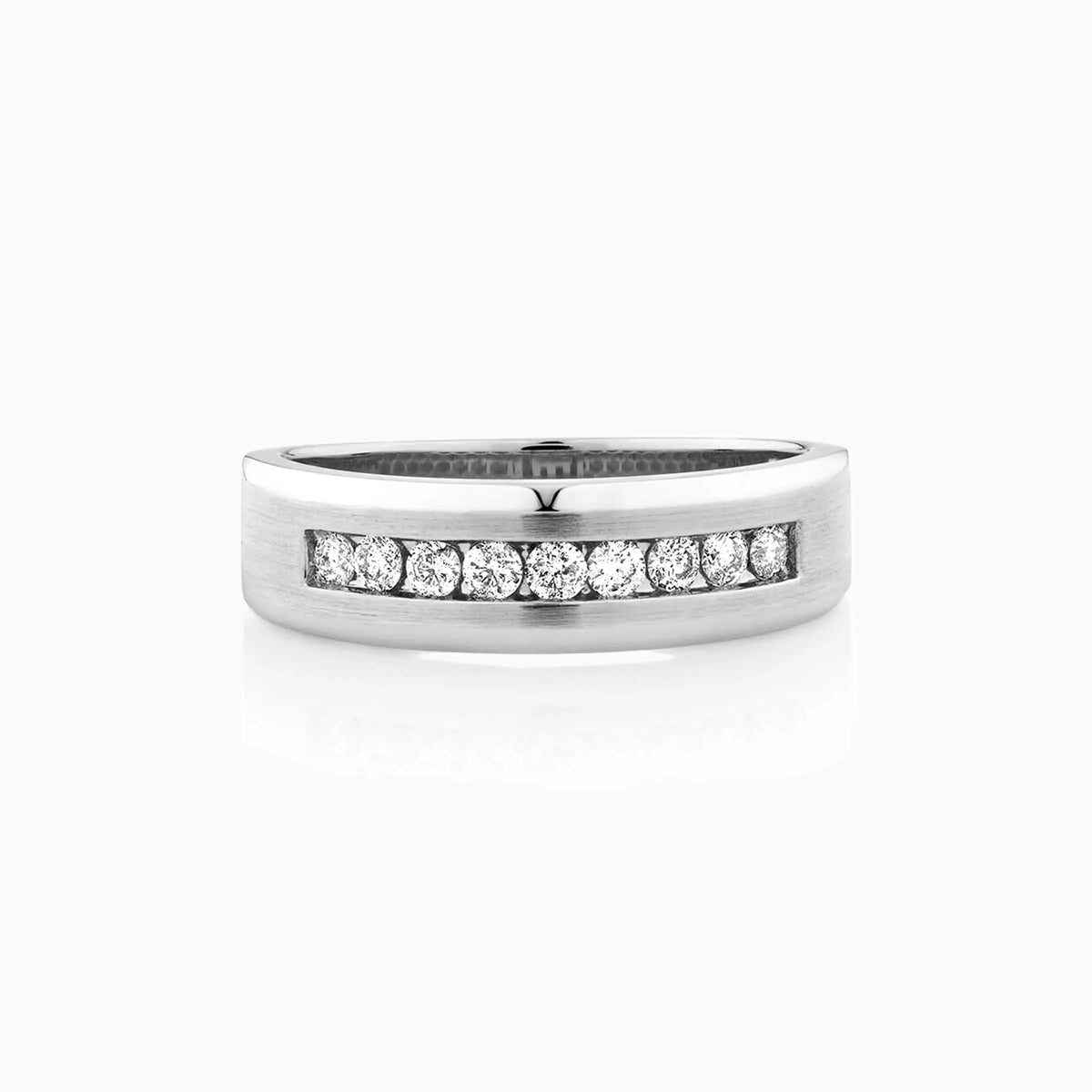 Men’s Channel Set Diamond Ring - image 1