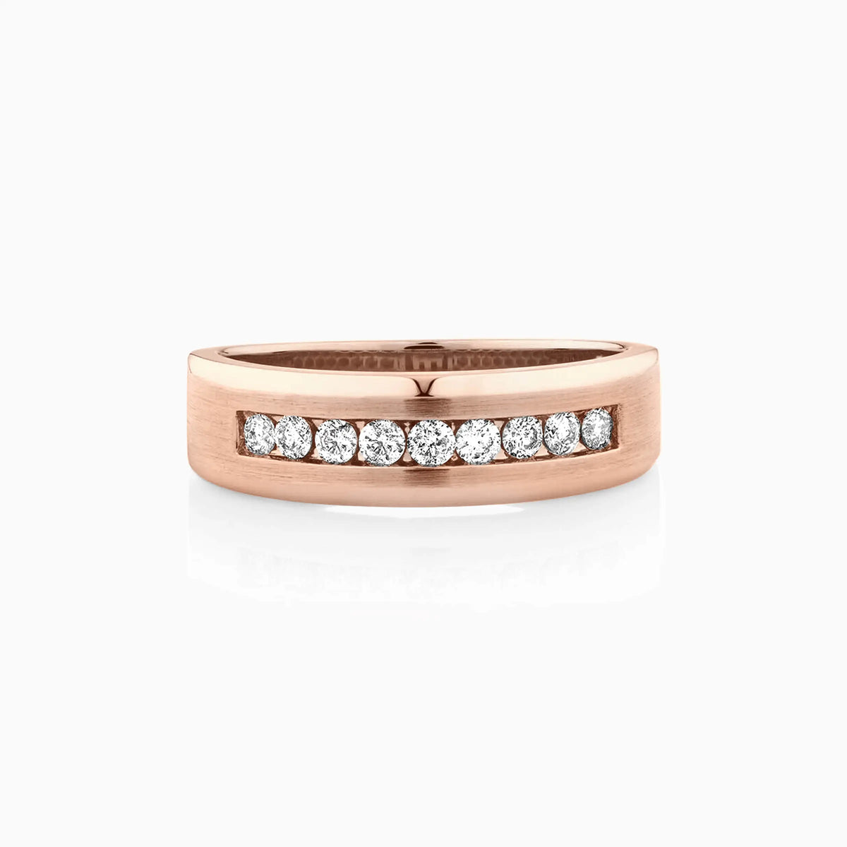 Men’s Channel Set Diamond Ring - image 2