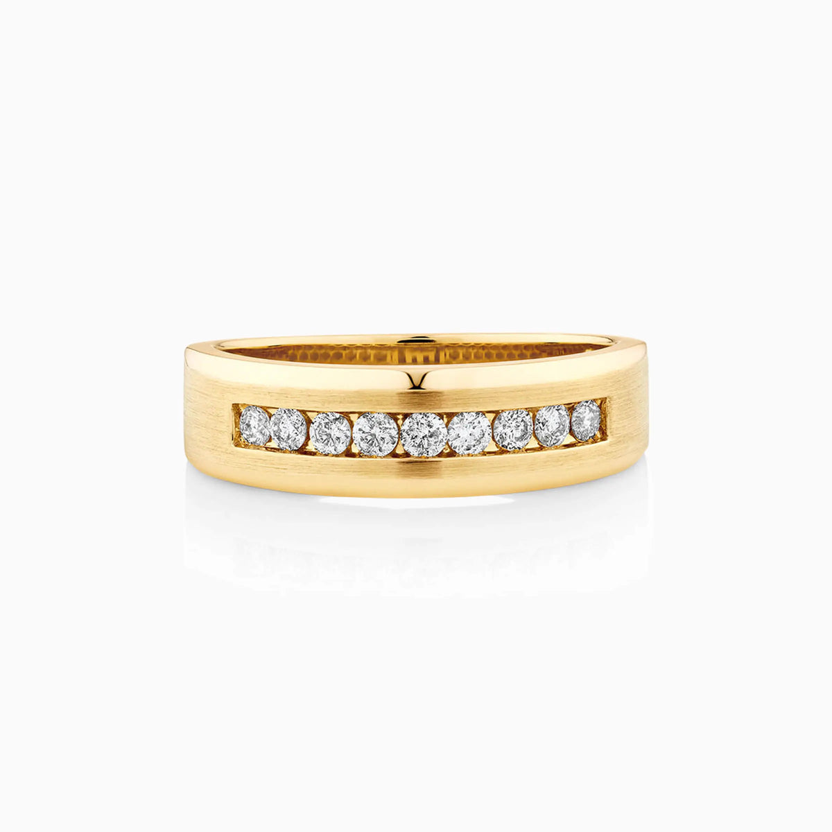Men’s Channel Set Diamond Ring - image 3