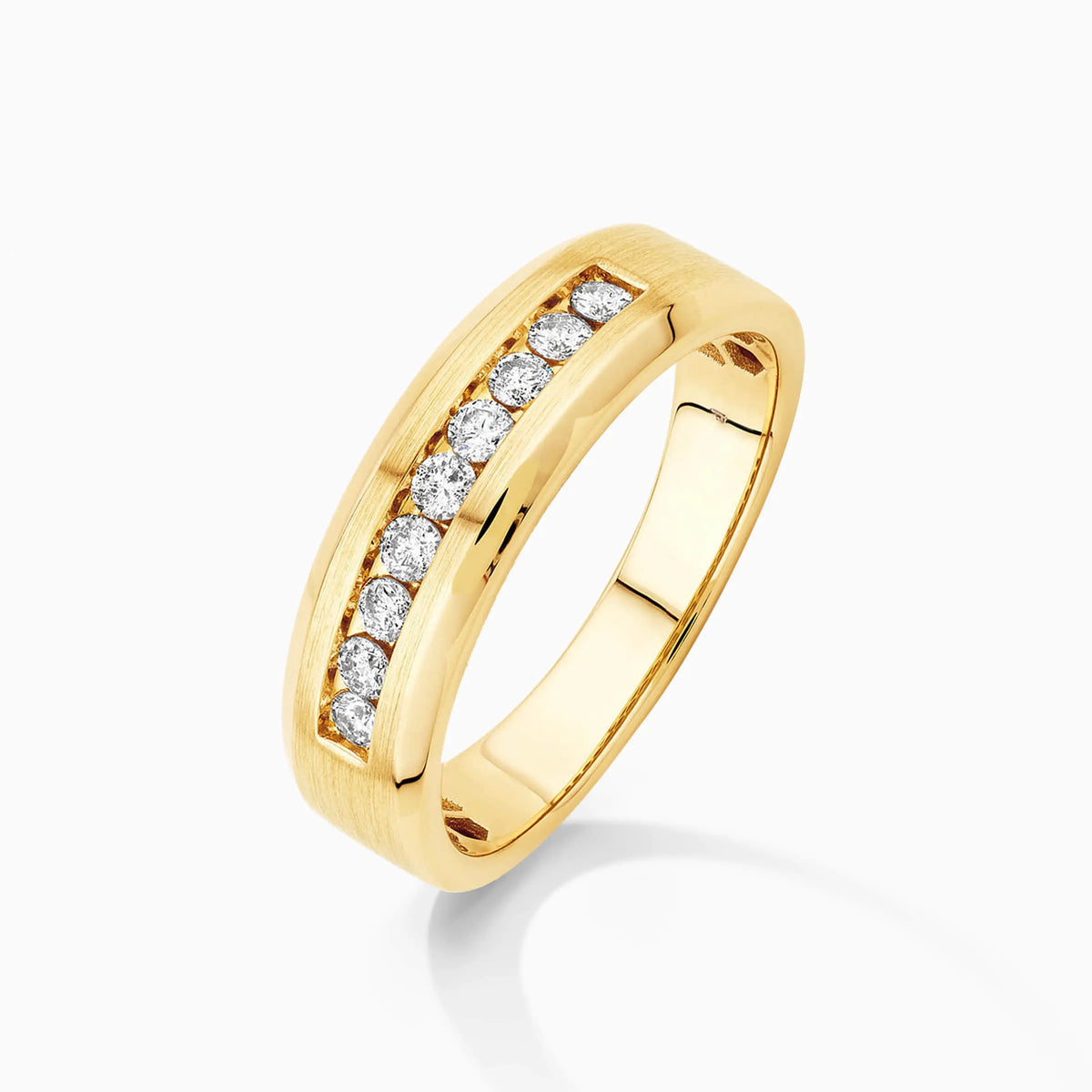 Men’s Channel Set Diamond Ring - image 5