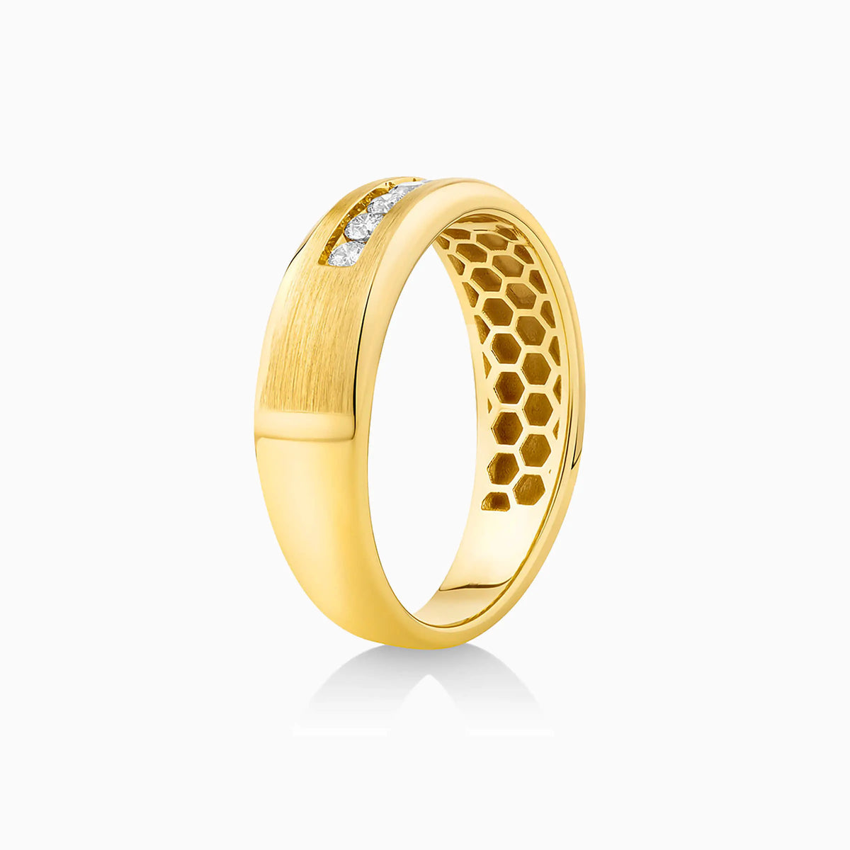 Men’s Channel Set Diamond Ring - image 6