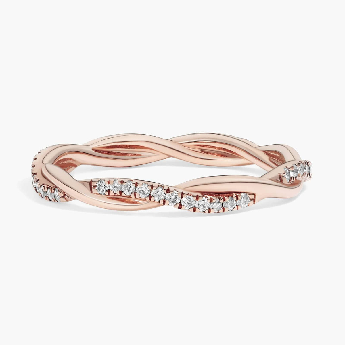 Petite Twist Diamond Eternity Ring - image 5
