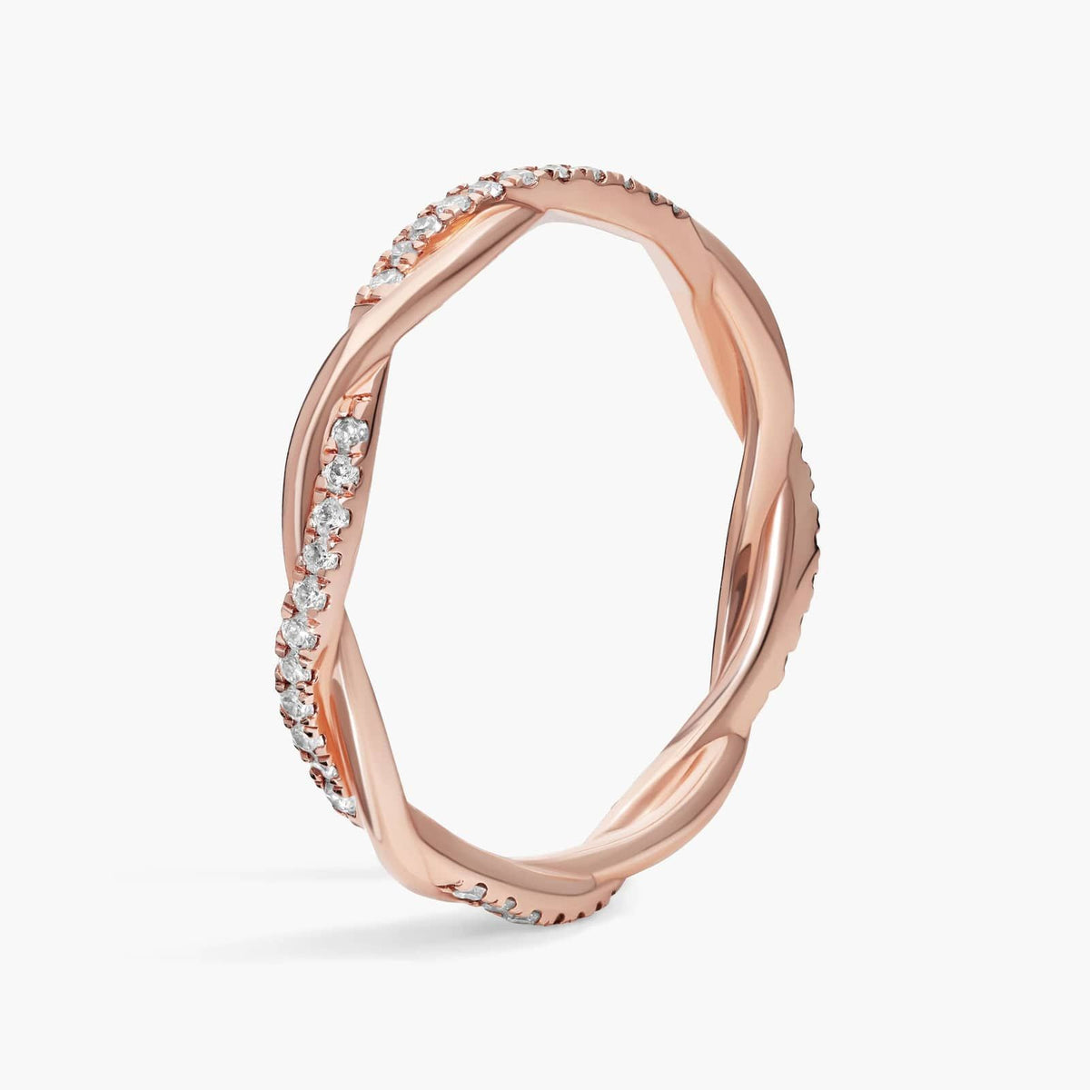 Petite Twist Diamond Eternity Ring - image 6
