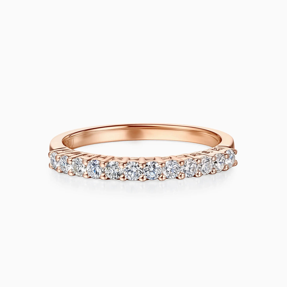 White Gold Round Cut Anniversary Wedding Ring - image 4