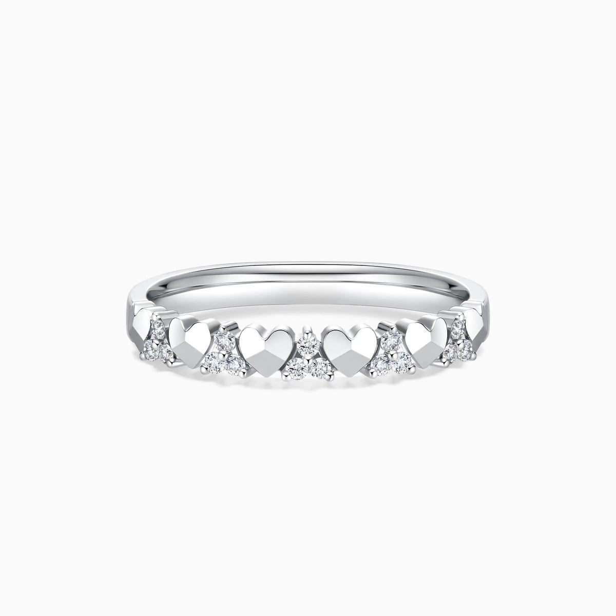 Women’s Triple Pavé Wedding Ring - image 1