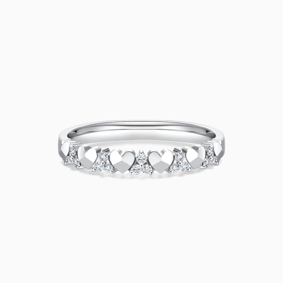 Women’s Triple Pavé Wedding Ring - image 1