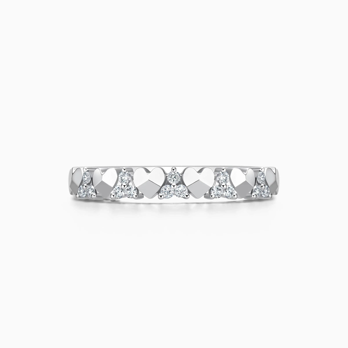 Women’s Triple Pavé Wedding Ring - image 4