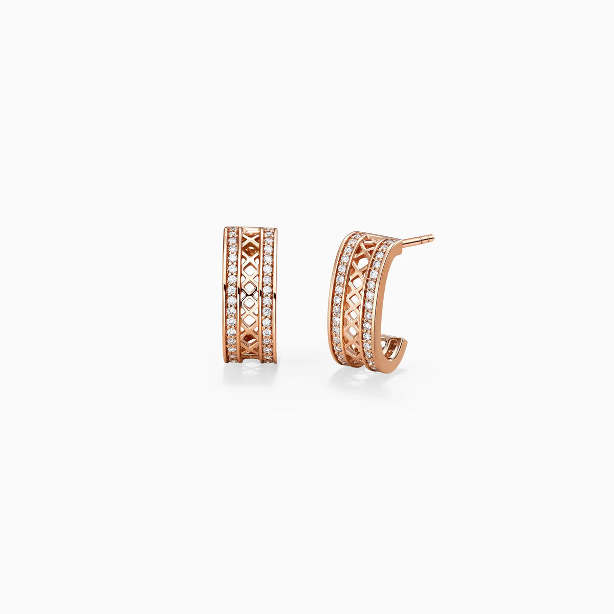 Simply Hoop Diamond Earrings - image 2