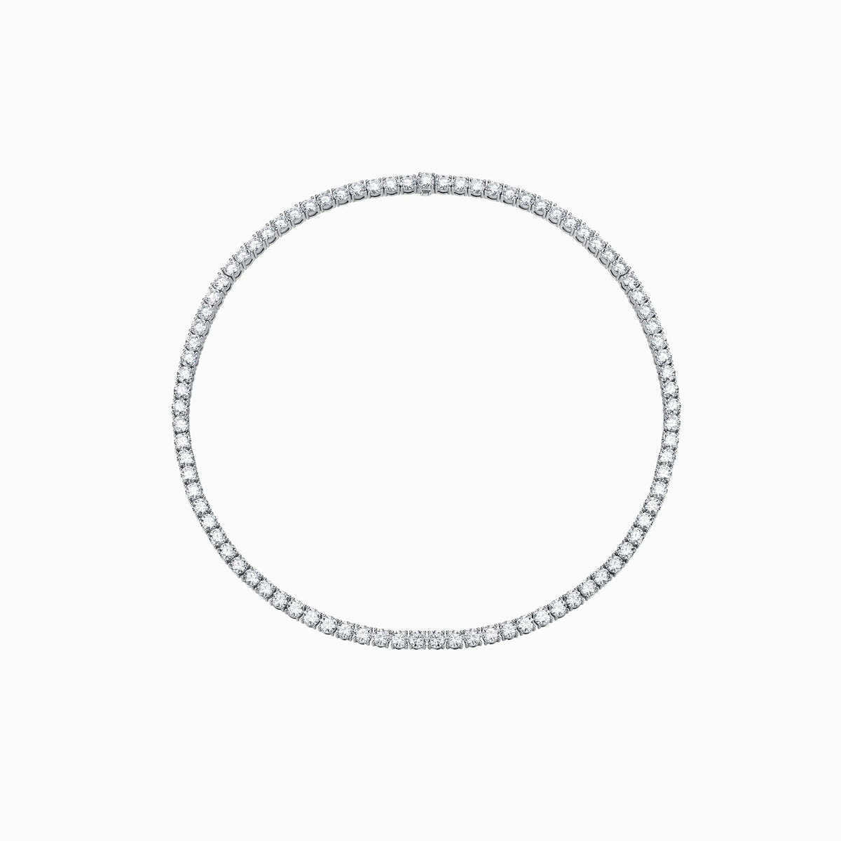 5ct Total Lab Diamond Tennis Necklace - image 1