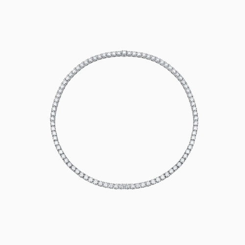 5ct Total Lab Diamond Tennis Necklace - image 1