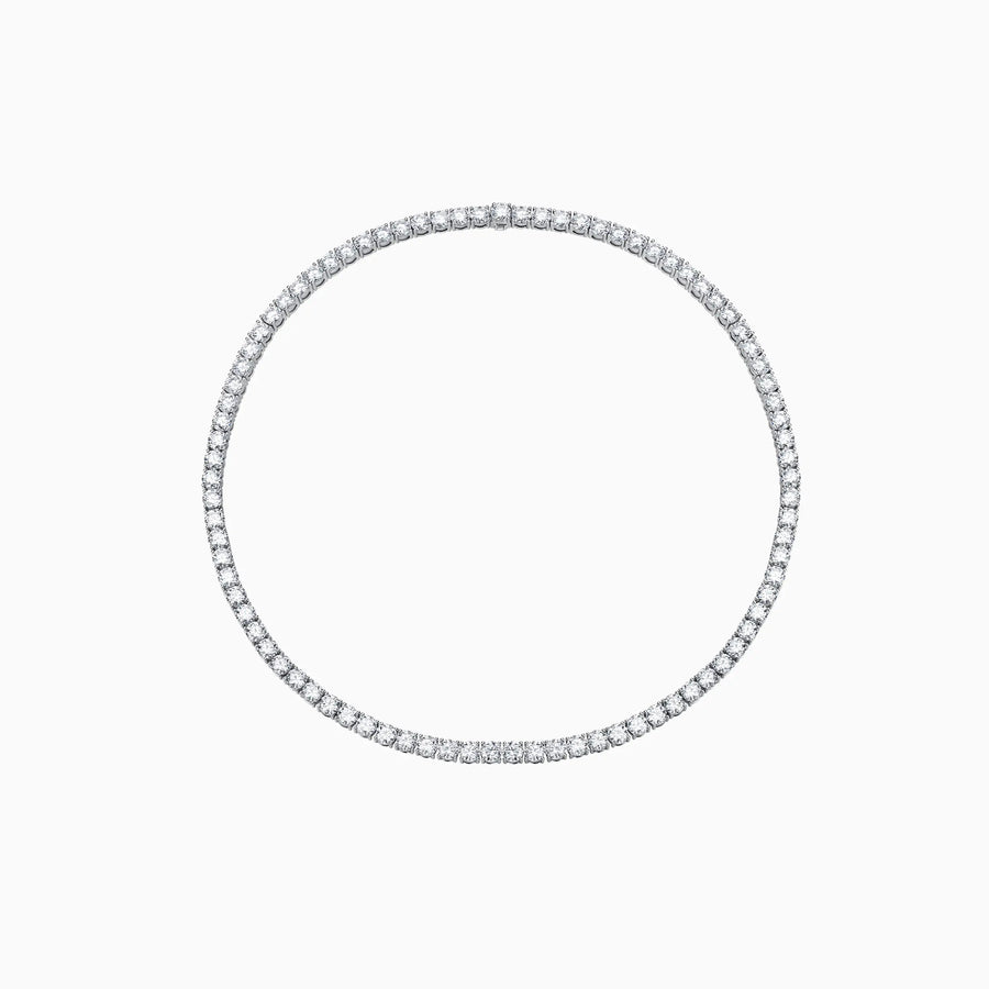 5ct Total Lab Diamond Tennis Necklace - image 1