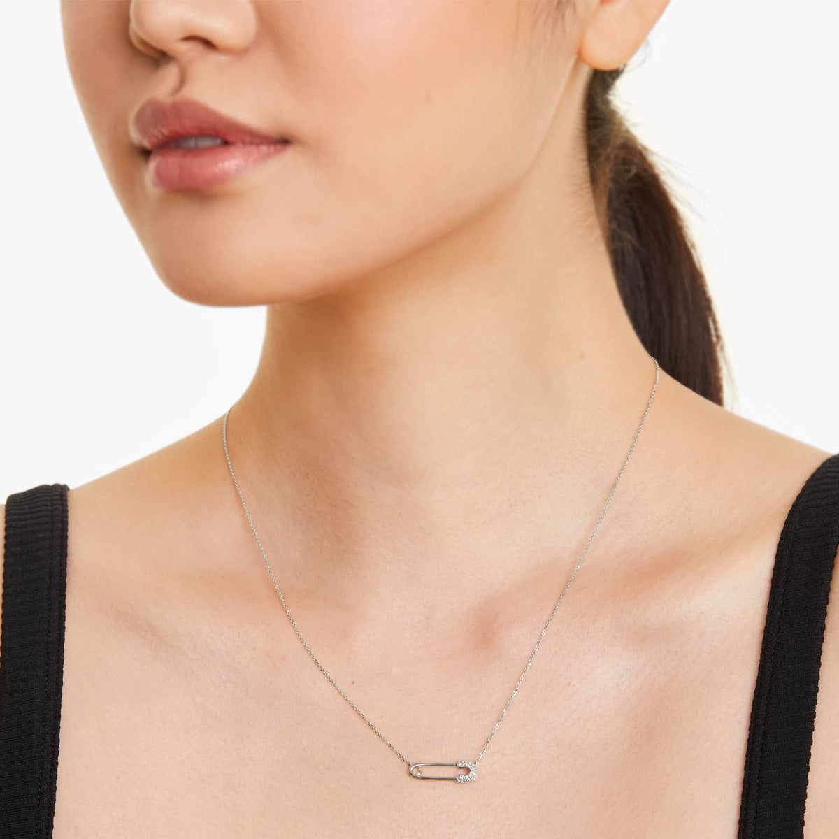 Diamond Pin Necklace - image 4