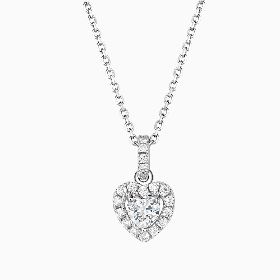 Glowing Heart Shaped Halo Pendant - image 1