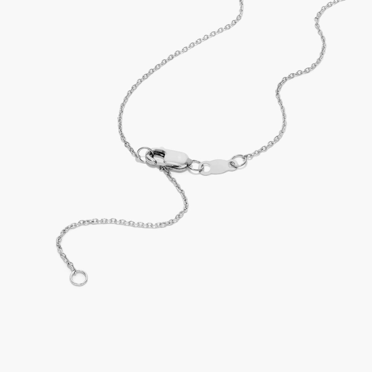 Open Circle Diamond Necklace - image 6
