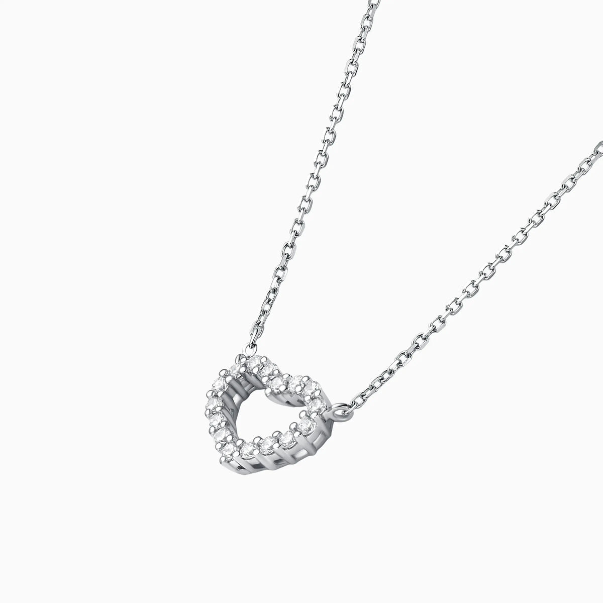 Petite Heart Diamond Necklace - image 2