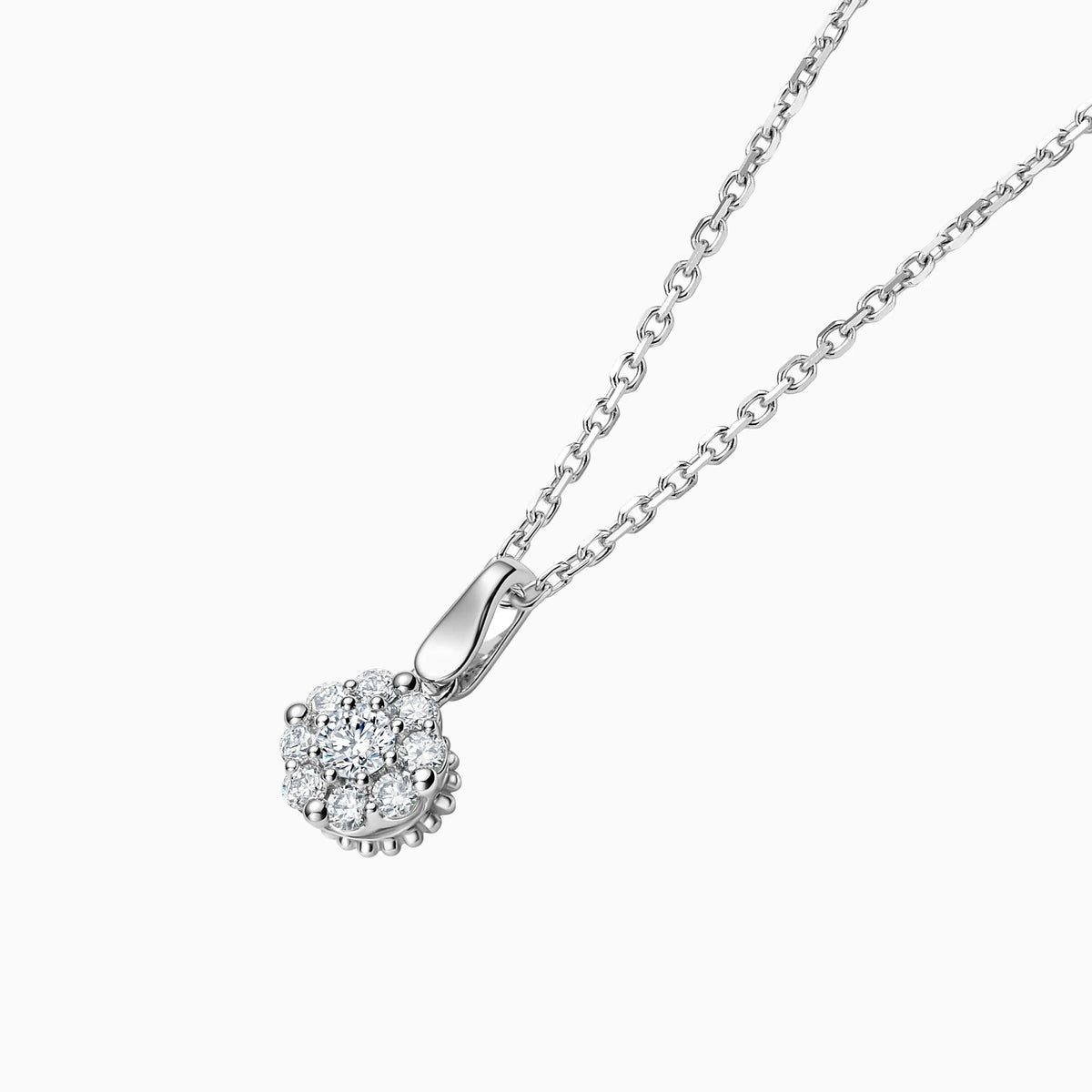 Round Diamonds Pavé Pendant - image 2