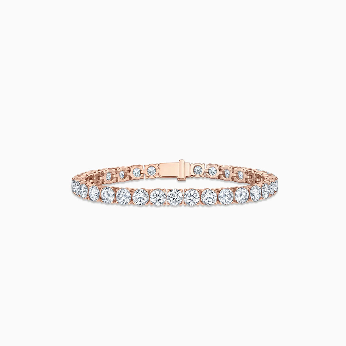 Round Diamond Tennis Bracelet - image 2