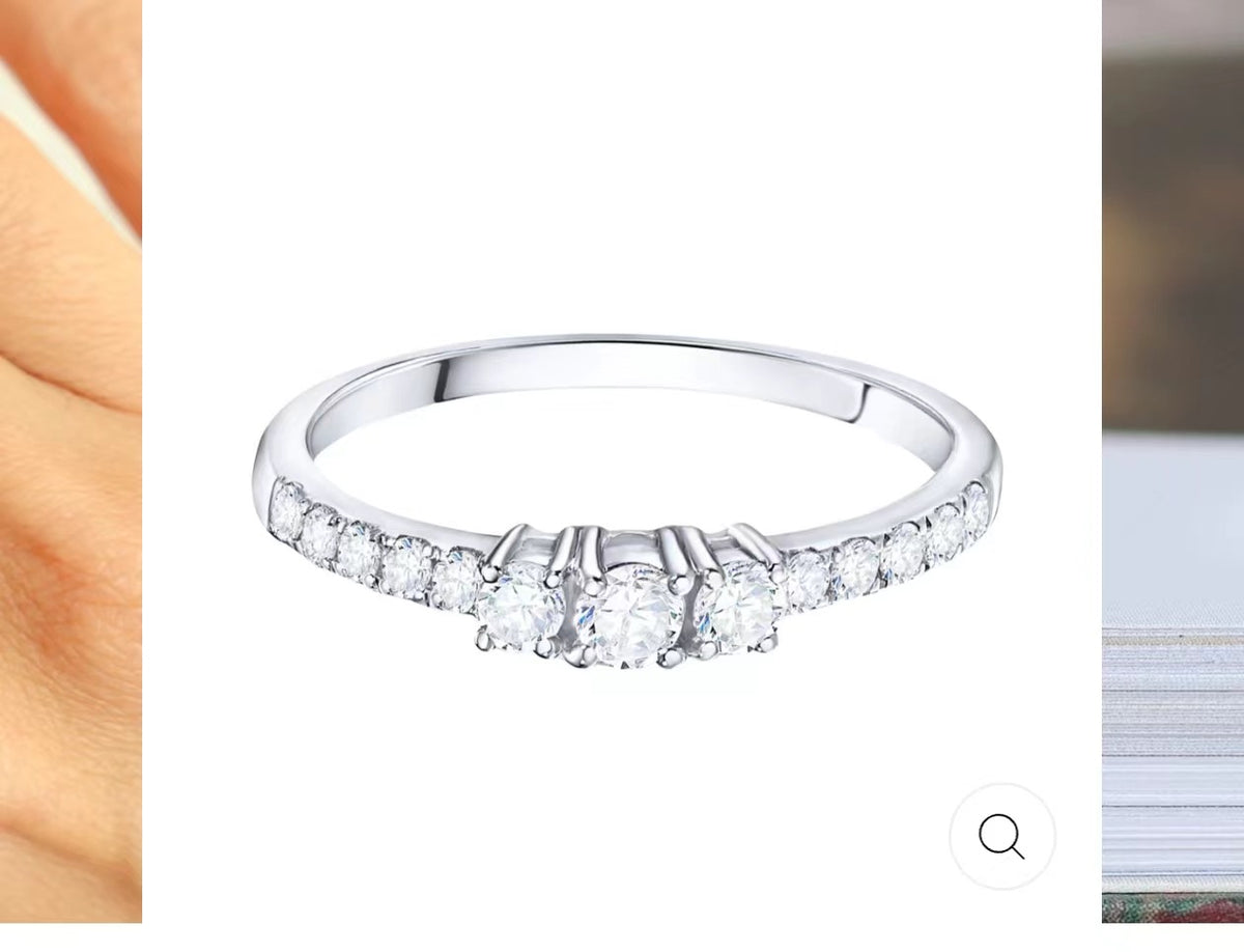 Total There Platinum Rings - image 3